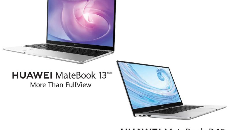අද්විතීය විශේෂාංග රැසකින් වෙළඳ පොළට පැමිණෙන  Huawei MateBook 13 හා MateBook D15