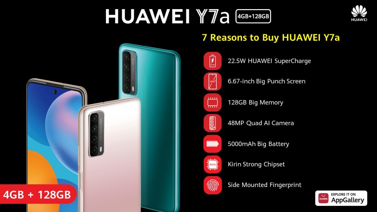 Reasons that make Huawei Y7a the most desirable mid-range smartphone