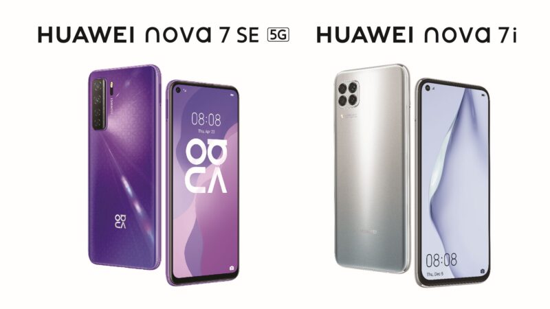 සුවිශේෂී විශේෂාංග සමඟින්  Huawei Nova 7i   සහ Huawei Nova 7 SE දැන් වෙළඳ පොළේ