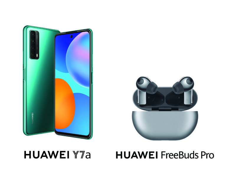 Huawei Y7a සහ Huawei FreeBuds Pro සමඟ ඉහළ ඵලදායිතාවයෙන් යුතු නවමු තාක්ෂණික අත්දැකීමක්