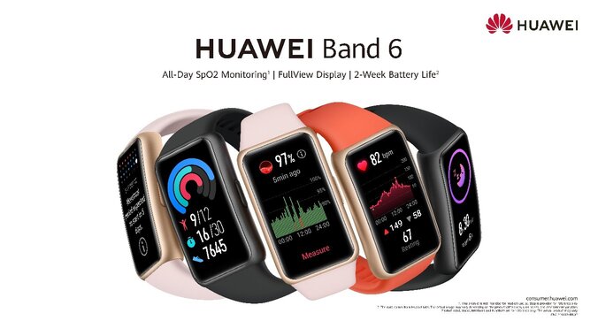 HUAWEI Band 6 Launches, Offering 1.47-inch AMOLED Display with Two-Week Battery Life