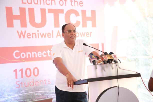 HUTCH inaugurates the Gamata Sannivedanaya- WeniwelAra Tower providing internet connectivity to over 1,000 rural students