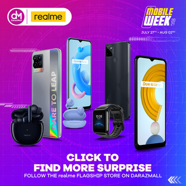 ஓகஸ்டின் மிகப்பெரும் ஒன்லைன் விற்பனையான Daraz Mobile Week இல் realme