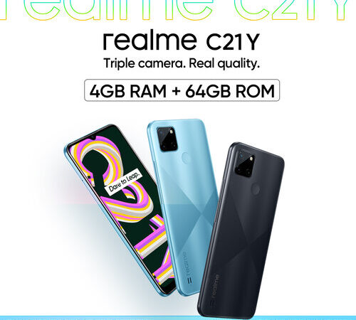realme releases updated versions of the budget friendly C21Y smartphone model in Sri Lanka